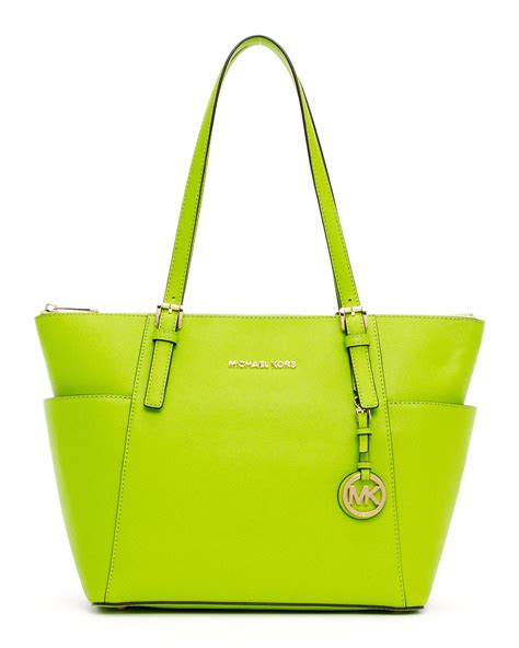 Michael Kors lime green purse